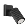 Sollux Wandleuchte Schwarz GU10 Modern B: 8 cm klein schwenkbar* Wohnzimmerlampen|Metall Lampen