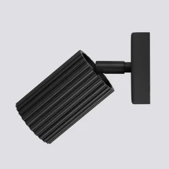 Sollux Wandleuchte Schwarz GU10 Modern B: 8 cm klein schwenkbar* Wohnzimmerlampen|Metall Lampen