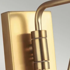 New Elstead Wandleuchte Schwarz Messing E27 Metall Retro Design