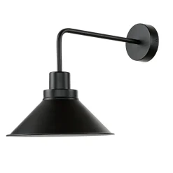 Easylight Wandleuchte Schwarz Metall T:41cm E27 Industrial* Vintage Lampen|Industrie Lampen