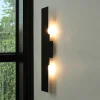 TK Lighting Wandleuchte Schwarz Modern Metall 50 cm lang flach eckig* Moderne Lampen|Küchenlampen