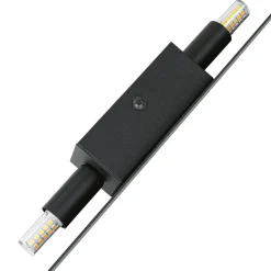 TK Lighting Wandleuchte Schwarz Modern Metall 50 cm lang flach eckig* Moderne Lampen|Küchenlampen