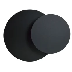 Emibig Wandleuchte Schwarz rund G9 indirekte Beleuchtung* Wandleuchten|Flurlampen