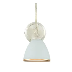 Lamkur Wandleuchte Shabby Jugendstil Metall Lampe Glas* Wandleuchten|Küchenlampen