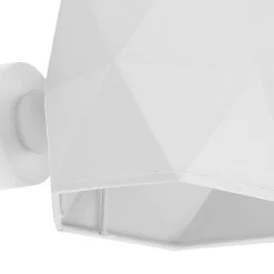 TK Lighting Wandleuchte Stoff Metall Weiß E27 innen Modern* Wandleuchten|Flurlampen