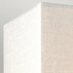 Elstead Wandleuchte Stoff Schirm Up Down Creme Chrom eckig* Wohnzimmerlampen|Moderne Lampen