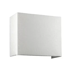 Discount Elstead Wandleuchte Stoff Schirm Up Down Creme Chrom NADATILA