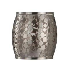 Elstead Wandleuchte TAKARA Silbergrau Metall Glas Lampe* Wandleuchten|Flurlampen