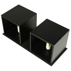 Best Sollux Wandleuchte Up Down B:26cm 2xG9 Schwarz Metall