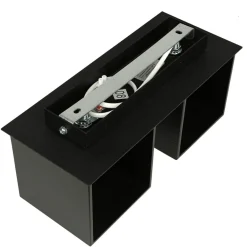 Best Sollux Wandleuchte Up Down B:26cm 2xG9 Schwarz Metall