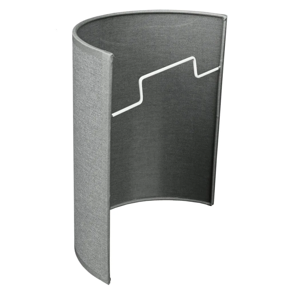 Discount Nowodvorski Wandleuchte Up Down Grau E27 indirekt Stoffschirm