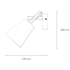 Online Easylight Wandleuchte VAIO Weiß Skandinavisch