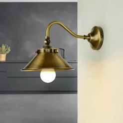 Giovanni Battista Wandleuchte verstellbar Messing E14 ALICE* Wandleuchten|Esszimmer Lampen