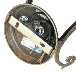 Giovanni Battista Wandleuchte Weiß Glasschirm Echt-Messing Ricciolo* Wandleuchten|Küchenlampen