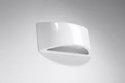 Sollux Wandleuchte Weiß Keramik 31,5 cm Up Down bemalbar G9* Wandleuchten|Flurlampen