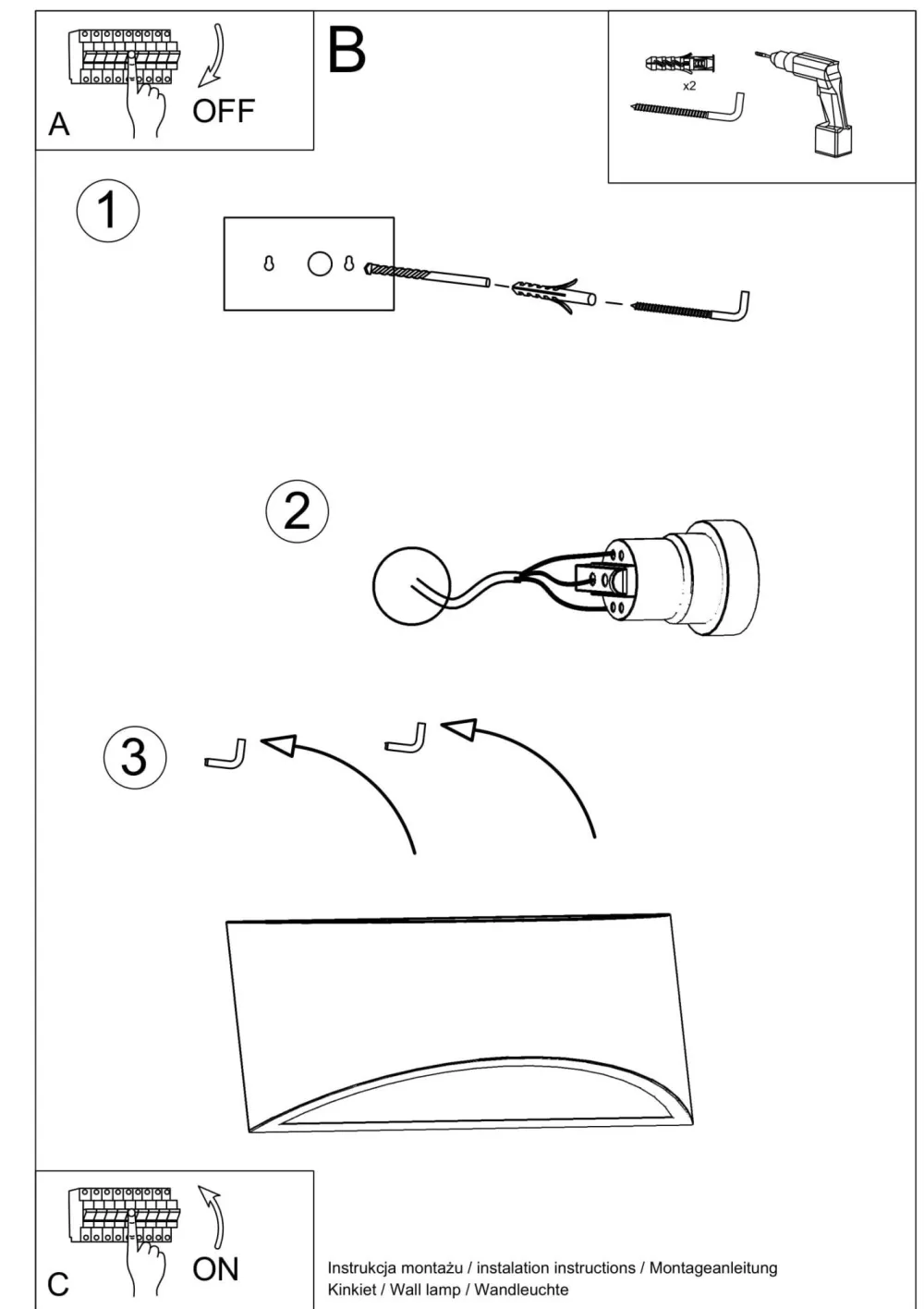 Sollux Wandleuchte Weiß Keramik 31,5 cm Up Down bemalbar G9* Wandleuchten|Flurlampen