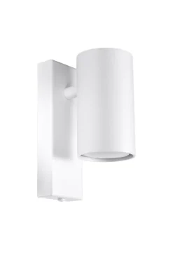 Sollux Wandleuchte Weiß Metall Downlight Modern innen GU10* Wandleuchten|Flurlampen