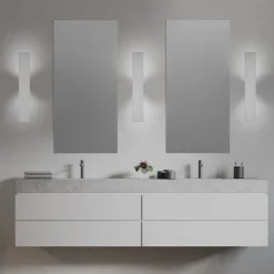 TK Lighting Wandleuchte Weiß Metall flach 50 cm lang indirektes Licht* Wandleuchten|Flurlampen