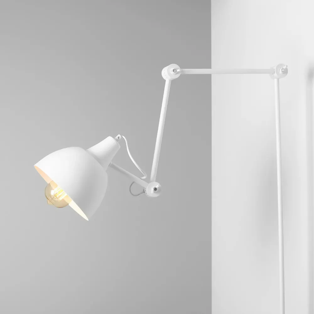 Best ALDEX Wandleuchte Weiß Modern Design Leseleuchte Wand