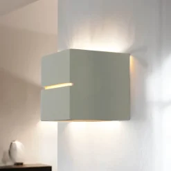 Sollux Wandleuchte Weiß Würfel