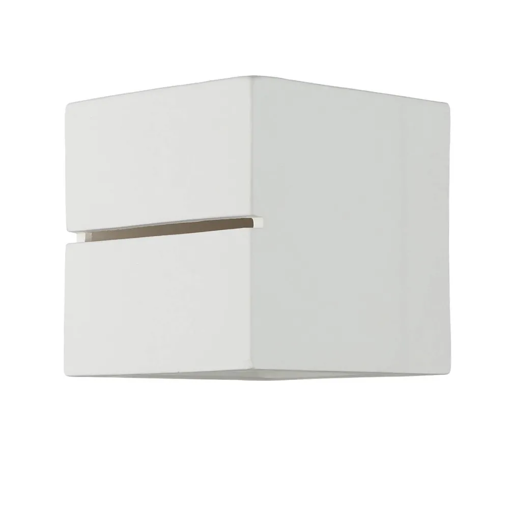 Sollux Wandleuchte Weiß Würfel