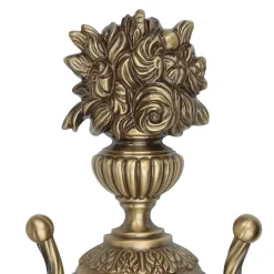 Giovanni Battista Wandleuchter 2-flmg Weiß aus Echt-Messing* Metall Lampen|Messinglampen