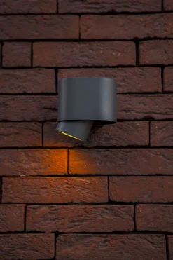 Sale Eco-Light Wandspot Anthrazit Aluminium H:10 cm IP44 GU10 flexibel