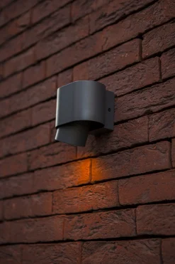 Sale Eco-Light Wandspot Anthrazit Aluminium H:10 cm IP44 GU10 flexibel