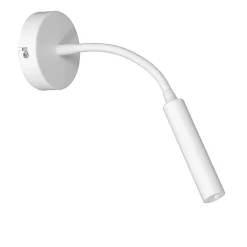 Luminex Wandspot Metall G9 akzentuiert T:35 cm Flexarm in Weiß* Wandleuchten|Schlafzimmer Lampen