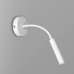 Luminex Wandspot Metall G9 akzentuiert T:35 cm Flexarm in Weiß* Wandleuchten|Schlafzimmer Lampen