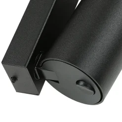 Sale Nowodvorski Wandspot mit Schalter Kabel Schwarz Gold GU10