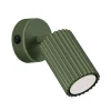 Hot Sollux Wandspot Modern GU10 B: 8 cm klein schwenkbar Grün Aluminium