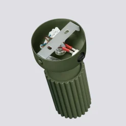 Hot Sollux Wandspot Modern GU10 B: 8 cm klein schwenkbar Grün Aluminium