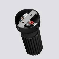 Sollux Wandspot Schwarz GU10 B: 8 cm klein schwenkbar Modern Alu* Flurlampen|Wohnzimmerlampen