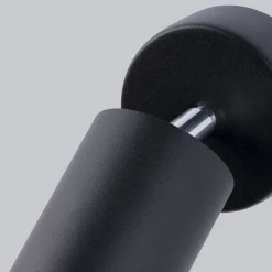 Discount Sollux Wandspot Schwarz verstellbar H: 18,5 cm Metall GU10