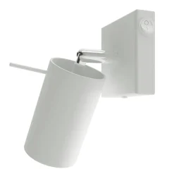 Outlet Sollux Wandspot Weiß B: 8 cm klein Metall schwenkbar