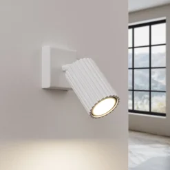 Sale Sollux Wandspot Weiß B: 8 cm klein schwenkbar Modern GU10
