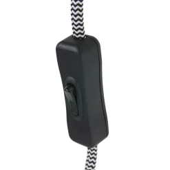 Steinhauer Wandstrahler mit Stecker Grün Weiß T:36 cm E27 flexibel