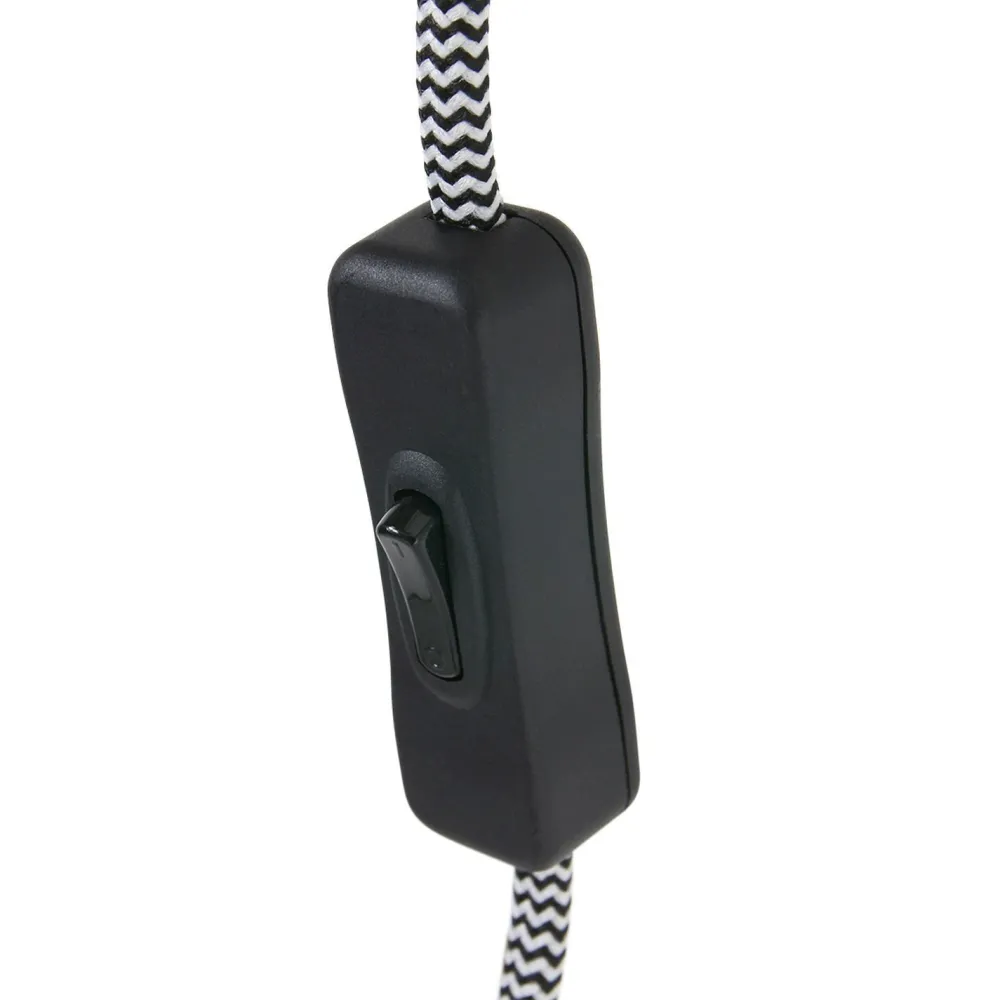 Steinhauer Wandstrahler mit Stecker Grün Weiß T:36 cm E27 flexibel