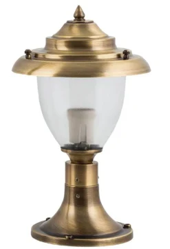 Lido Wegbeleuchtung Garten aus Messing Glas H:34cm* Außenleuchten Antik|Außenleuchten Messing