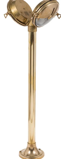 Lido Wegbeleuchtung Garten Messing Maritimer Stil H:58cm* Außenleuchten Antik|Rustikale Außenleuchten