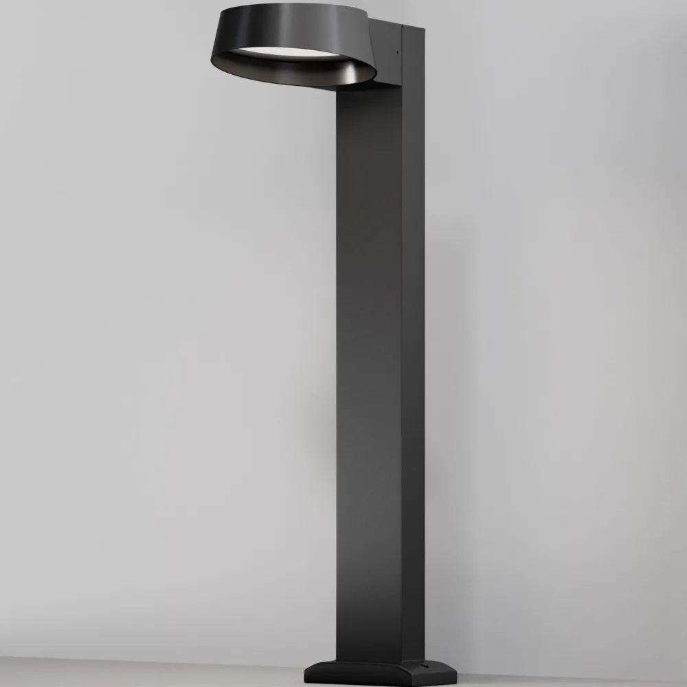 Clearance Maytoni Wegeleuchte Aluminium Glas LED IP54 65 cm Graphit URSA