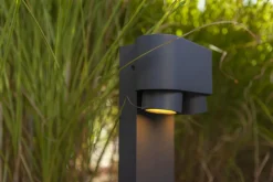 Hot Eco-Light Wegeleuchte Aluminium GU10 2-flmg 75 cm IP44 Anthrazit