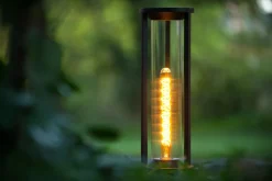 Wegeleuchte Aluminium Schwarz IP65 50 cm Garten Eingang* Wegeleuchten|Metall Lampen