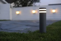 Eco-Light Wegeleuchte Anthrazit Aluminium 40 cm GU10 IP44 Modern