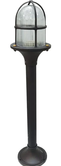 Discount Lido Wegeleuchte außen 63 cm Messing Glas E27 IP54 Maritim