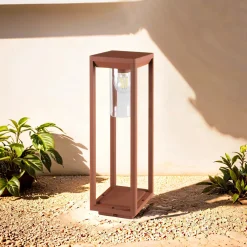 Online Kanlux Wegeleuchte außen Rostbraun 50 cm E27 IP44 SIGNI