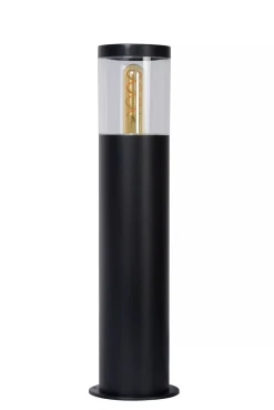 New Wegeleuchte Außen Stahl Schwarz IP44 E27 49 cm Garten