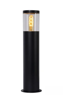 New Wegeleuchte Außen Stahl Schwarz IP44 E27 49 cm Garten