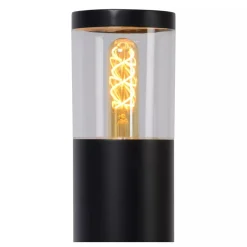 New Wegeleuchte Außen Stahl Schwarz IP44 E27 49 cm Garten